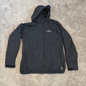 Kathmandu ngx2 Rain Jacket Women's SZ‎ 12 Black Waterproof Windproof Jacket